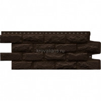 Фасадная панель Grand Line Колотый камень Classic шоколадный (0,992*0,392) 10шт/уп