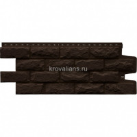 Фасадная панель Grand Line Колотый камень Classic шоколадный (0,992*0,392) 10шт/уп