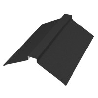 Конёк плоский 116х30х116х2000 мм PE Matt 0,5мм Zn140  RAL9005