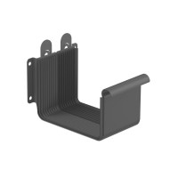 GALECO STAL2 125/80 Соединитель желоба Графит RAL 7015 ( RR23) 10шт/уп