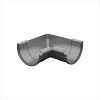 Galeco PVC 152 130/100 Угол внутренний 90гр. Графит RAL 7021 (15шт/уп)
