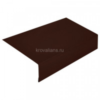 Карнизная планка 65х100 L=2м РЕ RAL 8017 (Фартук S14 new) /1 шт/