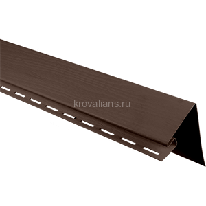 Альта-Профиль (Blockhouse) Планка "околооконная" коричневая  3,00м Т- 17