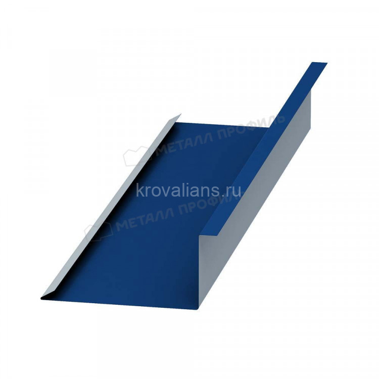 МеталлПрофиль Планка примыкания нижняя 250х122х2000 NormanMP (Полиэстер-01-5005-0.5) /1 шт/