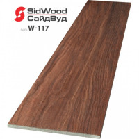 SidWood, хризотилцементный сайдинг 3000х100х8 мм доборная 0,3м2 W-117