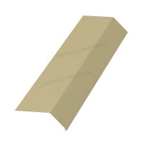 МеталлПрофиль Планка карнизная 100х69х2000 (Полиэстер-01-1014-0.45) /1 шт/