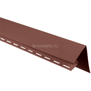 Альта-Профиль (Blockhouse) Планка "околооконная" красно-коричневая  3,00м Т- 17