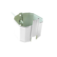 Vortex 127/102 Кронштейн трубы на кирпич прямоугольный PE RAL 9003