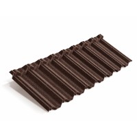 Композитная черепица Metrotile (Метротайл) MetroClassic (Кофе) /лист/