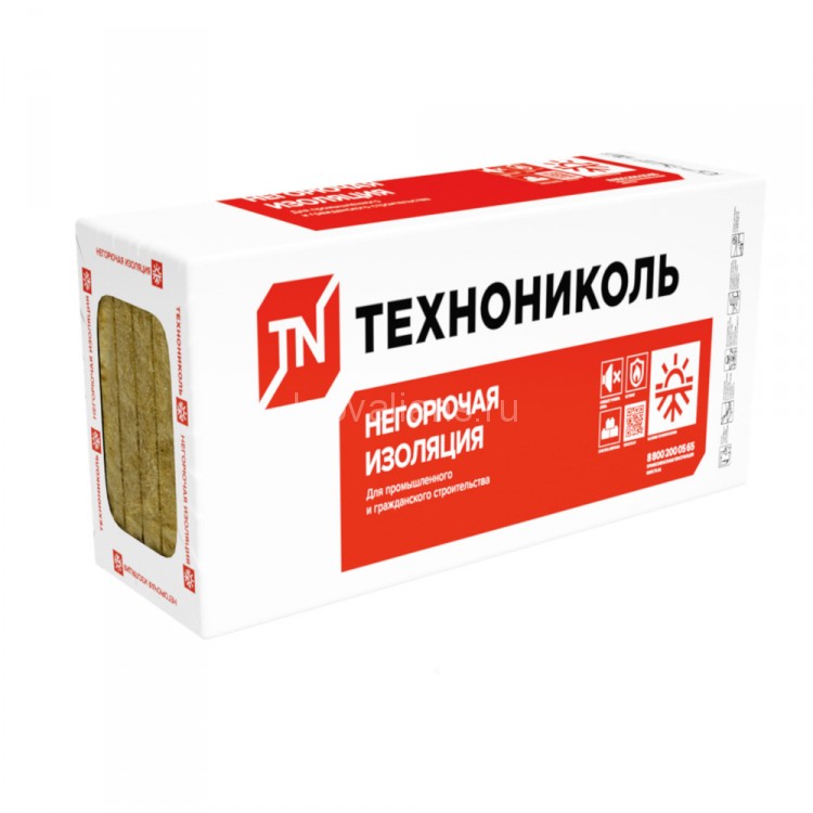 ТехноНИКОЛЬ ТЕХНОРУФ Н Проф 1200х600х140 мм 0,2016 м3 (1,44 м2) Плиты минераловатные