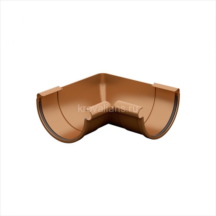 Galeco PVC 152 130/100  Угол внутренний 90гр. Шоколад RAL 8017  (15шт/уп)