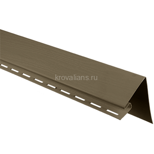 Альта-Профиль (Blockhouse) Планка "околооконная" орех темный  3,00м Т- 17
