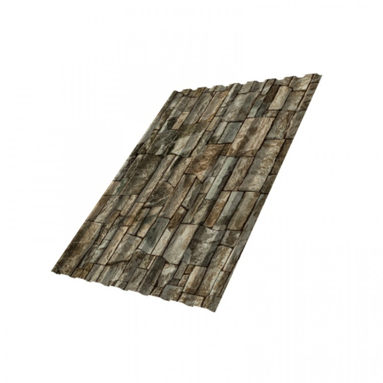 Профнастил С20А 0,45 Print Twincolor Fine Stone