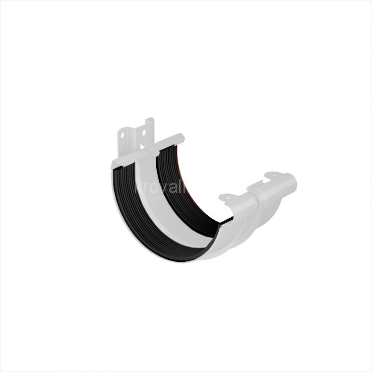 Galeco STAL 124 120/90 Соединитель желоба RAL 9003 (RR 20) 30шт/уп