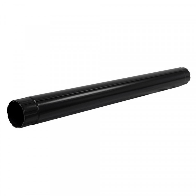 GL 90/125 Труба круглая 90 мм 3 м Мatt RAL 9005