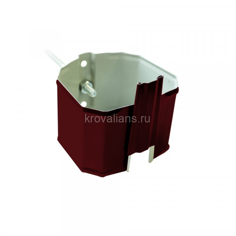 Vortex 127/102 Кронштейн трубы на кирпич прямоугольный PE RAL 3005