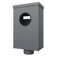 AS PUrus MATT 125/90 Воронка водосборная на парапет, RAL 7024