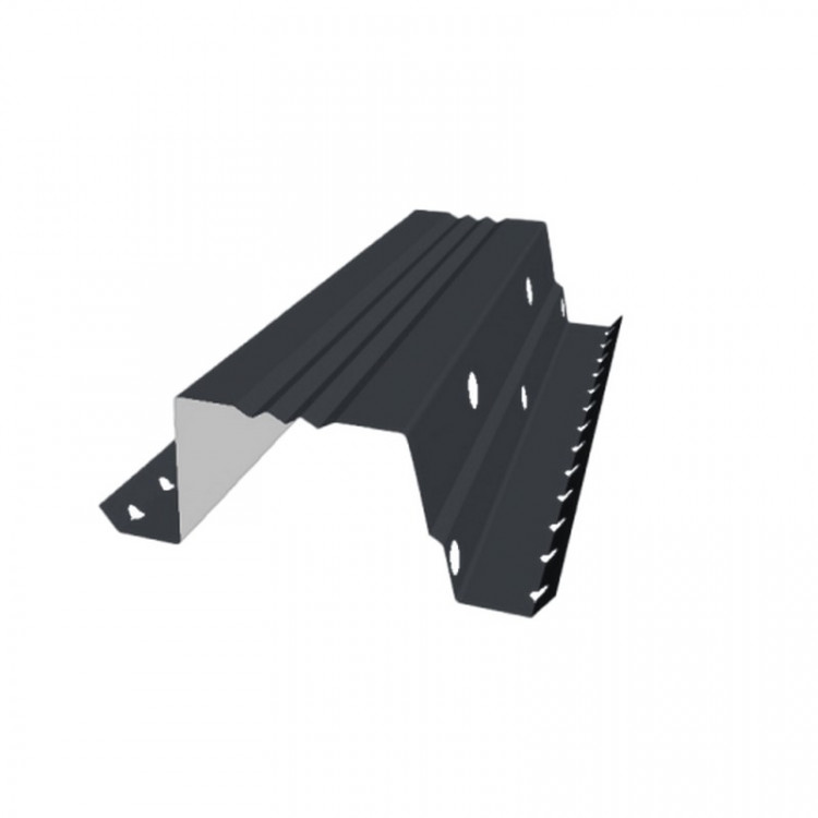 Вентилируемый прогон опорный фальц 0,45 PE RAL 7024 мокрый асфальт (0,5м) Вентилируемый прогон опорный фальц 0,45 PE RAL 7024 мокрый асфальт (0,5м)