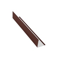 Планка угловая внешняя Aquasystem (Аквасистем) 2000мм Pural Matt (RAL 8017) /1 шт/