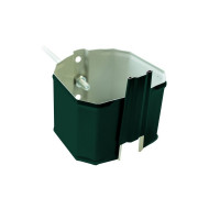 Vortex 127/102 Кронштейн трубы на кирпич прямоугольный PE RAL 6005 зеленый мох