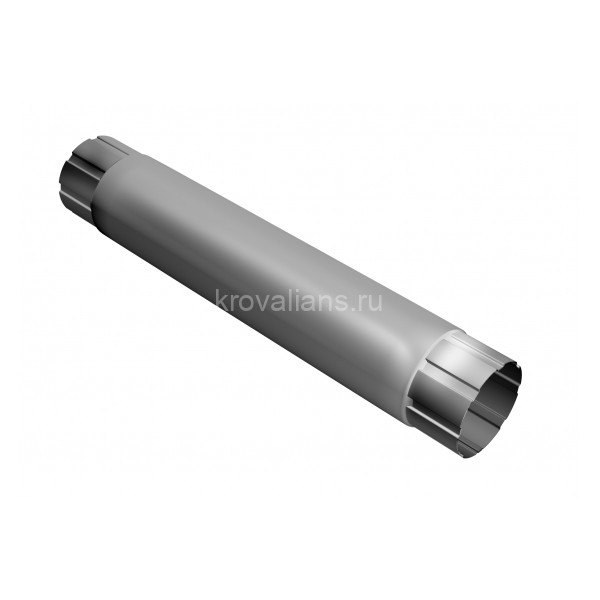 GL 90/125 Труба 1 м RAL 9003