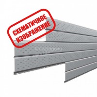 Софит МеталлПрофиль Lбрус-15х240 (CLOUDY-02-Anticato-0.5) /1 шт/