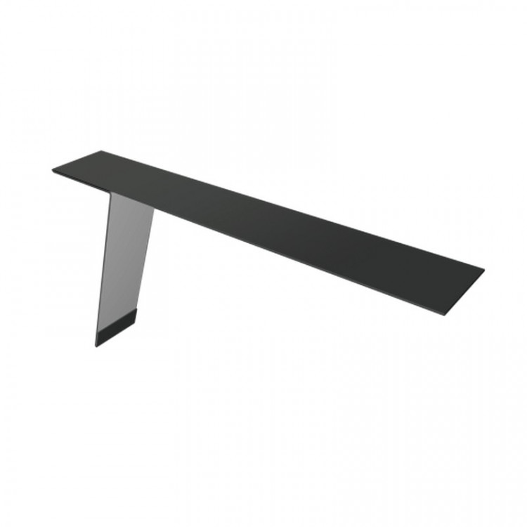 Планка карнизная фальц 130х80 0,5 Satin Matt TX RAL 7016 антрацитово-серый (2м) Планка карнизная фальц 130х80 0,5 Satin Matt TX RAL 7016 антрацитово-серый (2м)