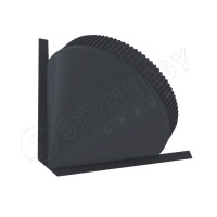 Заглушка к полукруглому коньку конусная Stynergy (Стинержи) (CORUNDUM50Matt-7024-0.5) /1 шт/