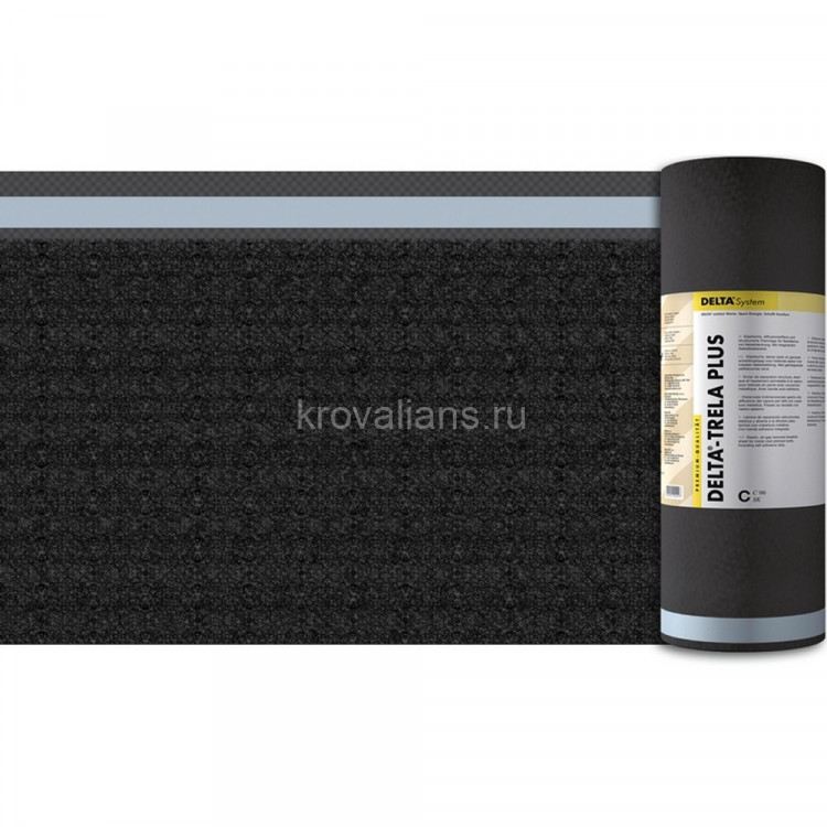 Delta-Trela Plus диффузионная объемна мембрана с двумя зонами проклейки
