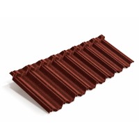 Композитная черепица Metrotile (Метротайл) MetroClassic (Красный) /лист/