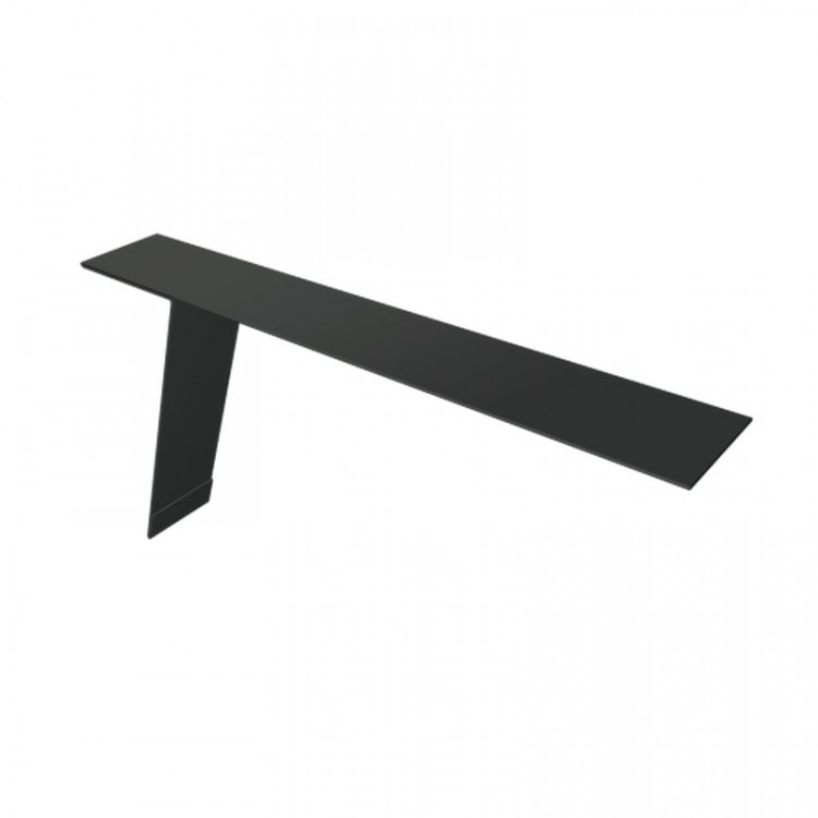 Планка карнизная фальц Grand Line 130х80 0,5 Velur X RAL 7016 антрацитово-серый (2м) Планка карнизная фальц Grand Line 130х80 0,5 Velur X RAL 7016 антрацитово-серый (2м)