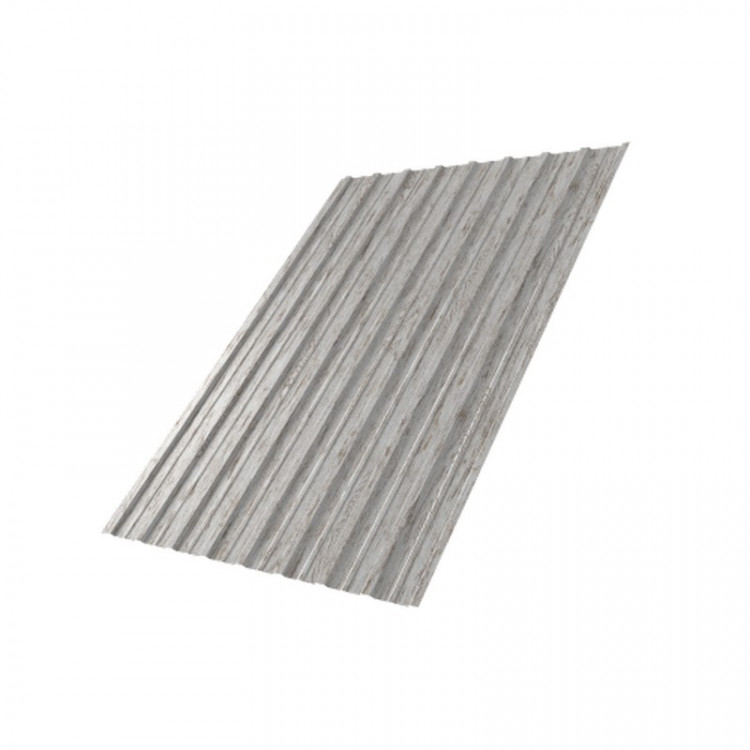 Профнастил С10R 0,45 Print Twincolor Snow Wood