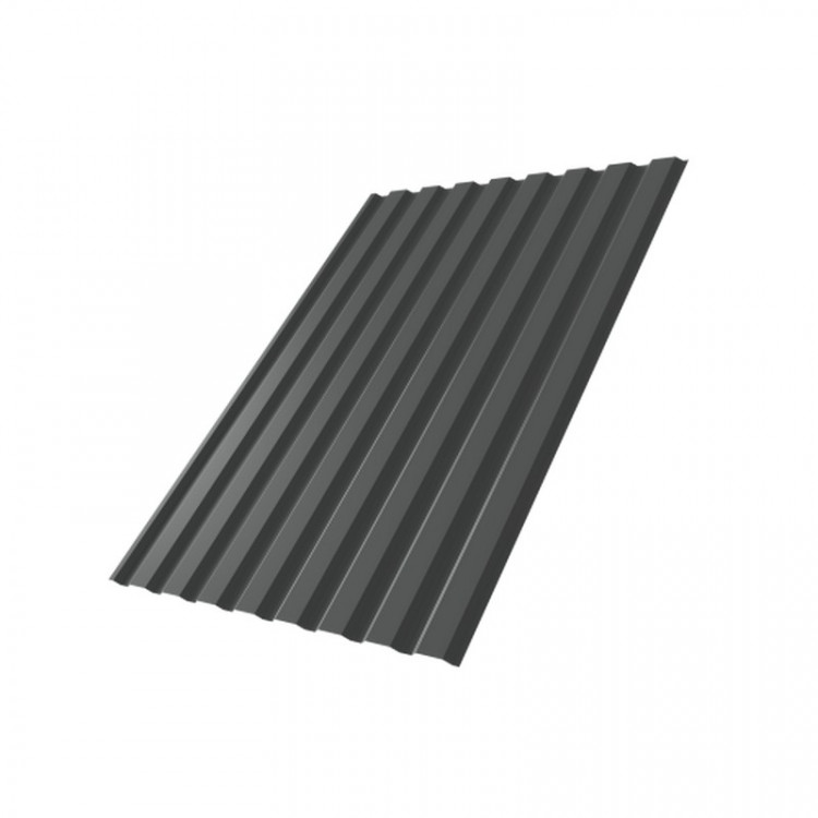 Профнастил C20A 0,5 Satin Matt TX RAL 7016 антрацитово-серый