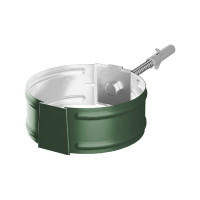 МП Держатель трубы D150 (саморез) RAL 6005, зеленый мох