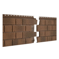 Ю-Пласт Сайдинг STONE-HOUSE S-Lock Клинкер Балтик Магма 0,292*1,950мм (1уп=15шт/8,55м2) заказ