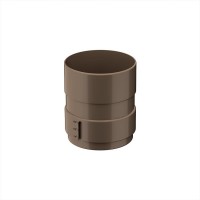 Galeco PVC 124 110/80 Муфта Темно-коричневый RAL 8019 (60шт/уп)