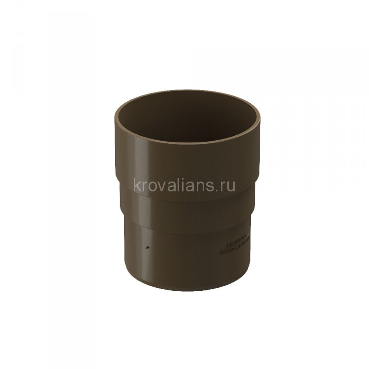 Docke PREMIUM 120/85 мм Муфта трубы соединительная Каштан 63шт./уп.