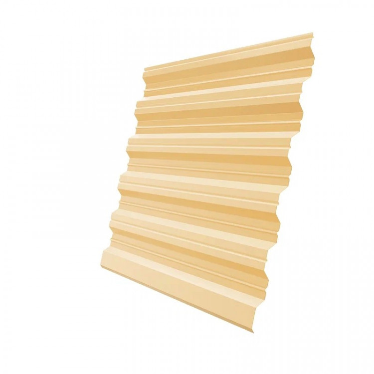 Профнастил HC44A 0,7 PE RAL 1014 слоновая кость