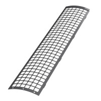 VERAT 125/82 Решетка желоба защитная (0,6 пог.м.), серый
