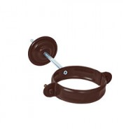 AS PU MATT 125/90 Хомут трубы с комплектом крепления RAL 8017 Matt