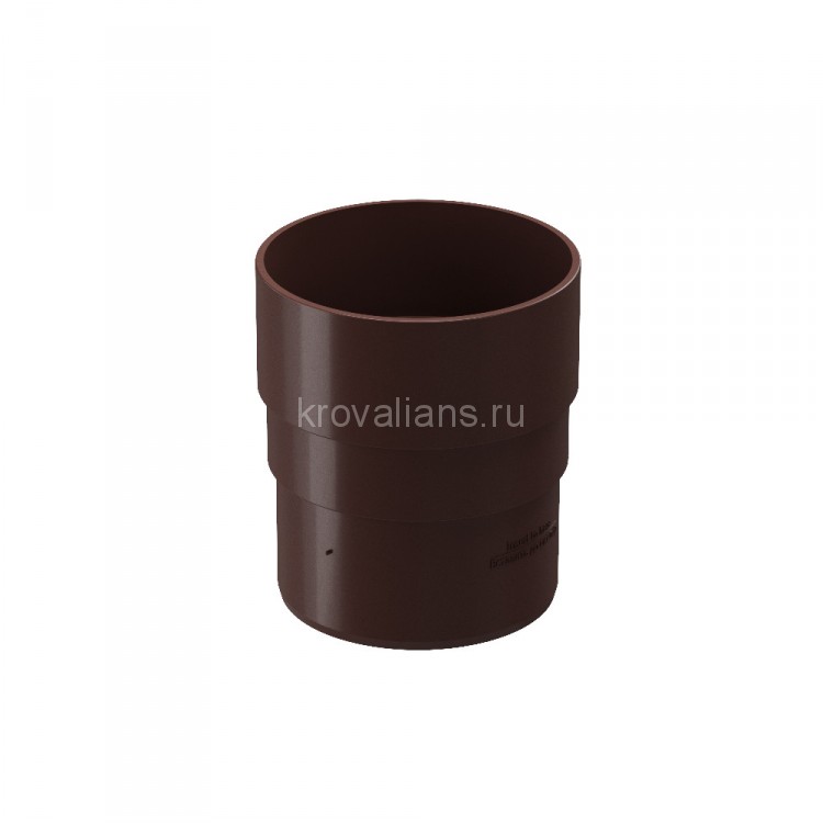 Docke PREMIUM 120/85 мм Муфта трубы соединительная Шоколад 63шт./уп.