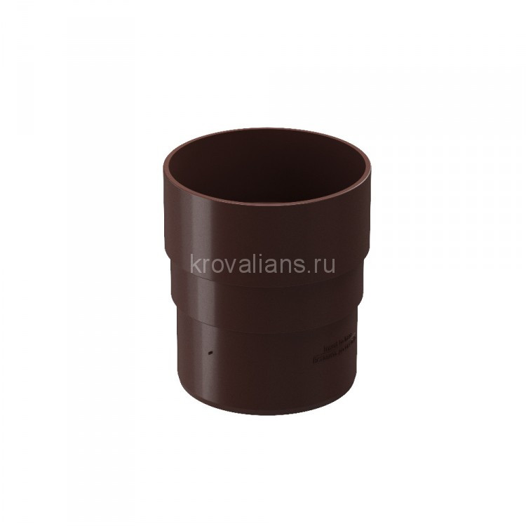 Docke PREMIUM 120/85 мм Муфта трубы соединительная Шоколад 63шт./уп.
